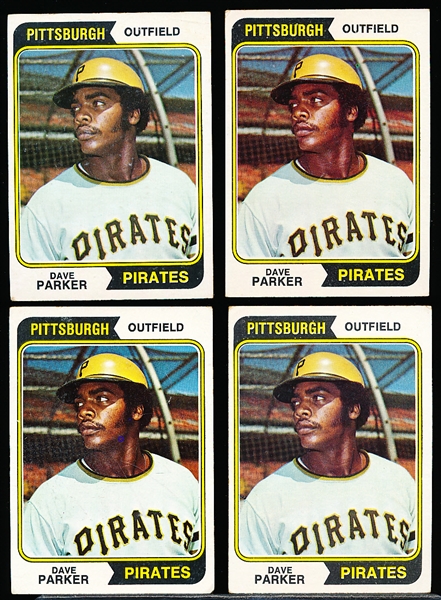 Lot Detail Topps Bb Dave Parker Rc Pirates Cards