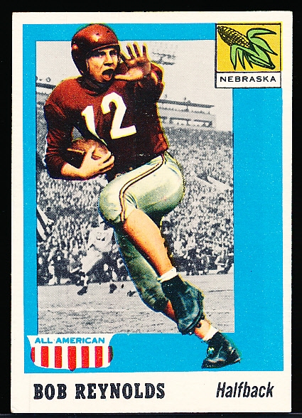 1955 Topps All American Football- #17 Bob Reynolds, Nebraska