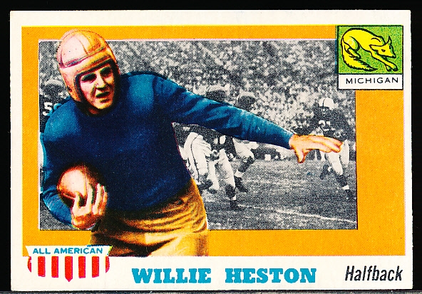 1955 Topps All American Football- #93 Willie Heston, Michigan