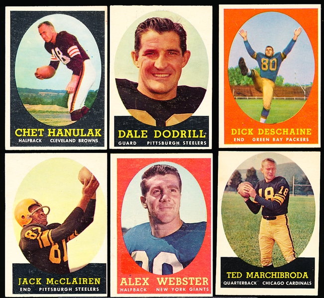 1958 Topps Fb- 6 Diff