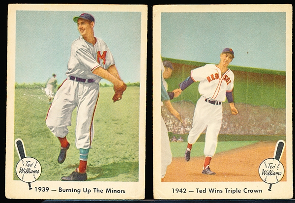 Lot Detail 1959 Fleer Ted Williams Bb 2 Diff