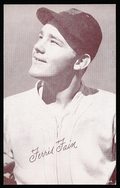 1947-66 Baseball Exhibit- Ferris Fain- Portrait Pose