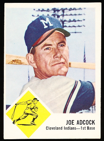 1963 Fleer Baseball- #46 Joe Adcock, Indians- SP!