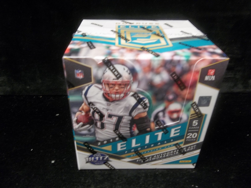 2018 Panini Donruss Elite Football- One Unopened Hobby Wax Box