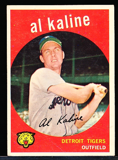 1959 Topps Baseball- #360 Al Kaline, Tigers