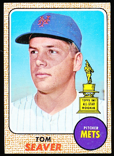 1968 Topps Bb -#45 Tom Seaver, Mets