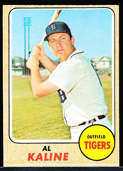 1968 Topps Bb- #240 Al Kaline, Tigers