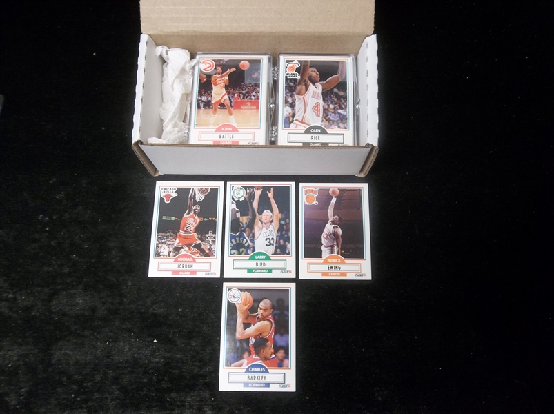 Lot Detail Fleer Basketball Complete Set Of