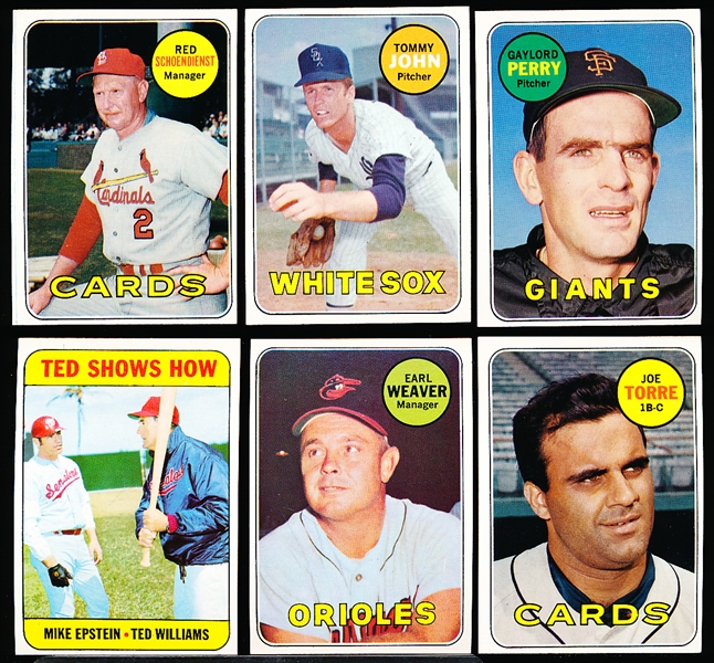 Lot Detail 1969 Topps Bb 6 Diff