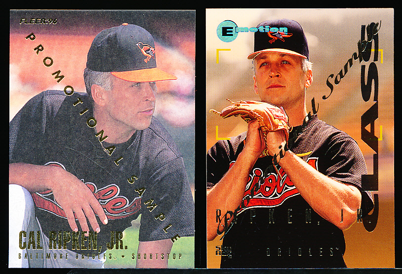 Lot Detail Cal Ripken Jr Promos Diff