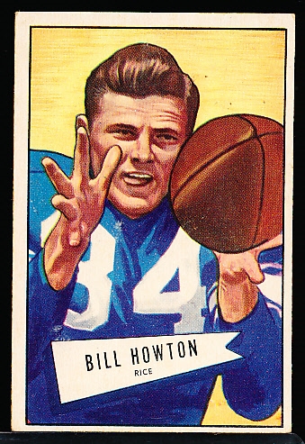 1952 Bowman Football Small- #21 Bill Howton, Packers