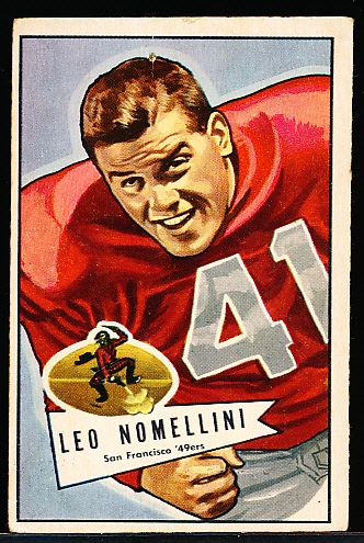 1952 Bowman Football Small- #125 Leo Nomellini, 49ers