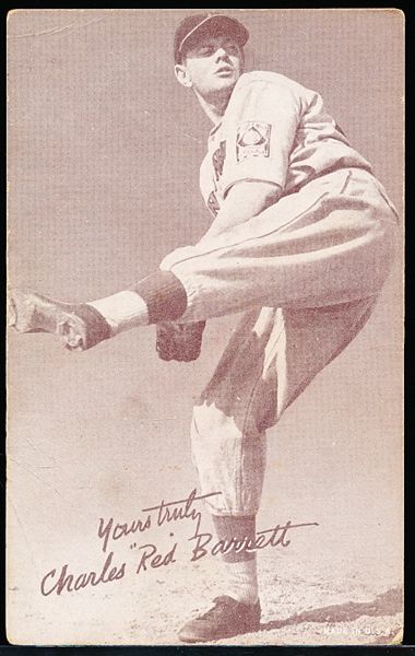1939-46 Baseball Salutation Exhibit- Yours Truly, Charles Red Barrett
