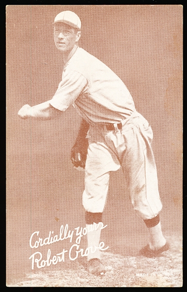 1939-46 Baseball Salutation Exhibit- Cordially Yours, Robert Grove