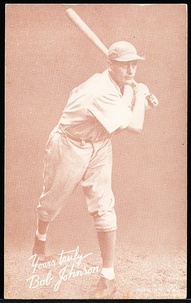 1939-46 Baseball Salutation Exhibit- Yours Truly, Bob Johnson