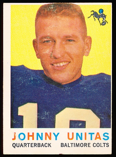 Lot Detail Topps Football John Unitas Colts