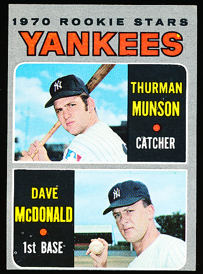 Lot Detail Topps Baseball Thurman Munson Rc