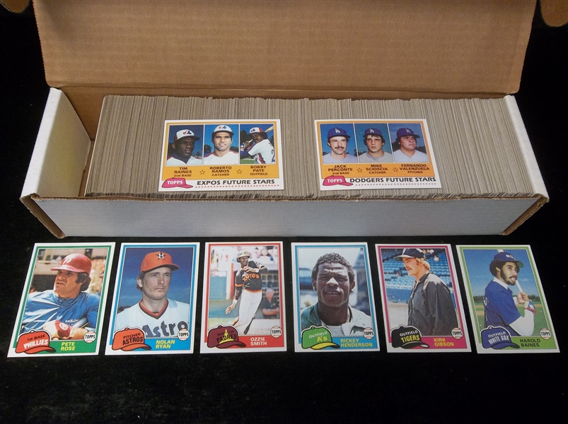 Lot Detail Topps Baseball Complete Set Of