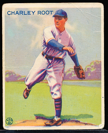 1933 Goudey Baseball- #226 Charley Root, Cubs