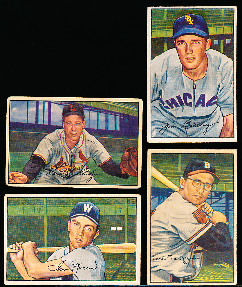 Lot Detail 1952 Bowman Baseball 9 Diff