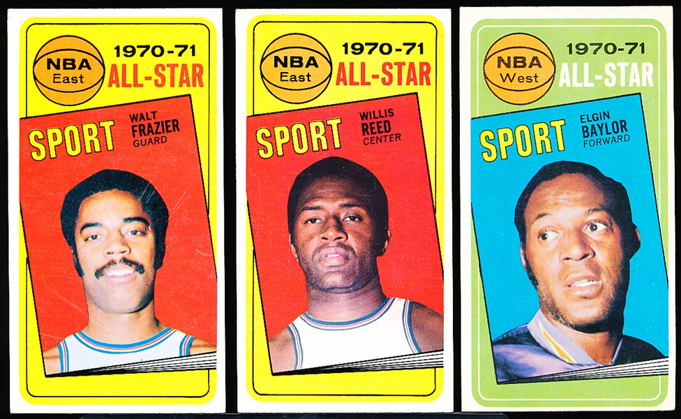 1970-71 Topps Basketball- 3 Diff