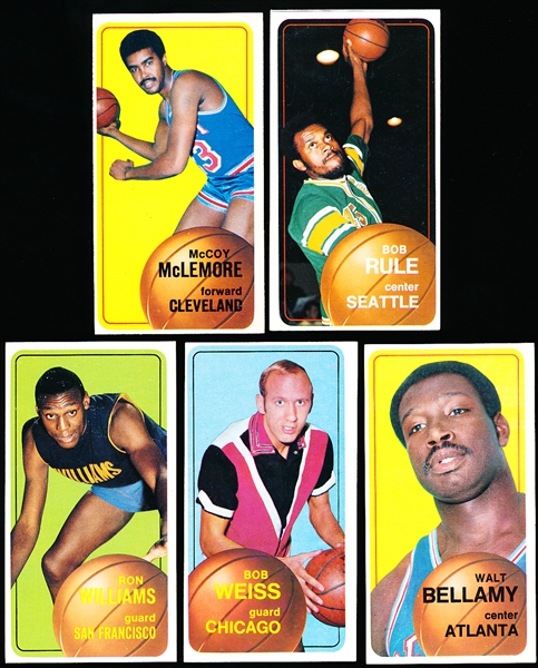 1970-71 Topps Bask- 10 Diff