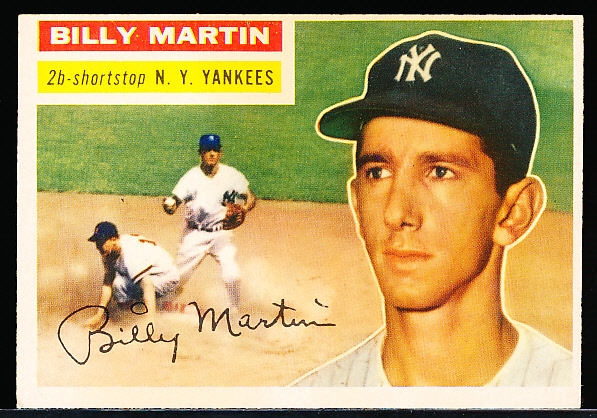 1956 Topps Bb- #181 Billy Martin, Yankees