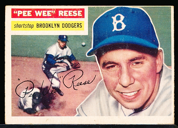 1956 Topps Bb- #260 Pee Wee Reese, Brooklyn Dodgers