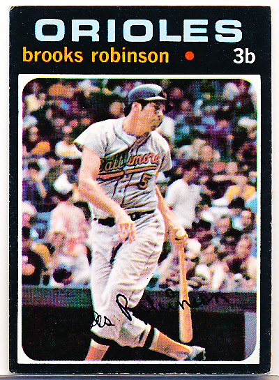 Lot Detail 1971 Topps Bb 300 Brooks Robinson Orioles