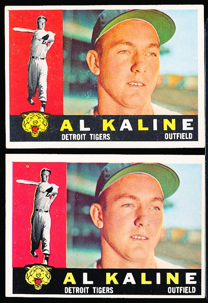 Lot Detail Topps Bb Al Kaline Tigers Cards