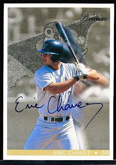 Lot Detail 1997 Best Premium Baseball Authentic Autograph Card Eric