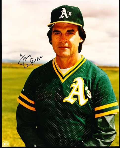 Autographed Tony La Russa Oakland A’s MLB Color 8” x 10” Photo