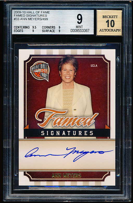 Lot Detail 2009 10 Panini Hall Of Fame Bskbl Famed Signatures AM