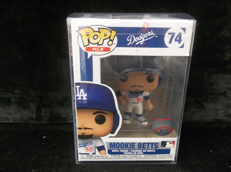 Lot Detail Funko Pop Figures Mlb Mookie Betts Home Jsy Dodgers