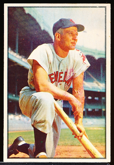 Lot Detail 1953 Bowman Bb Color 8 Al Rosen Cleveland