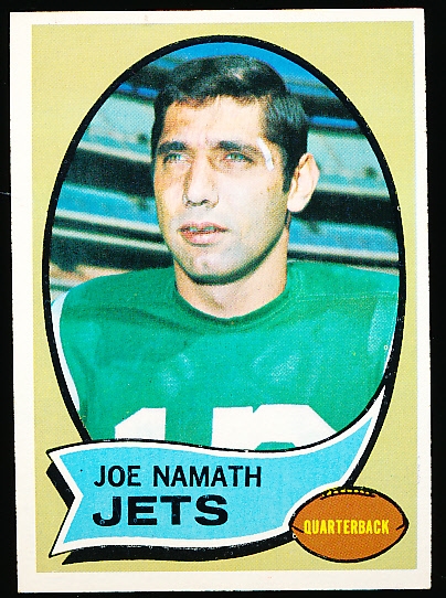1970 Topps Fb- #150 Joe Namath, Jets
