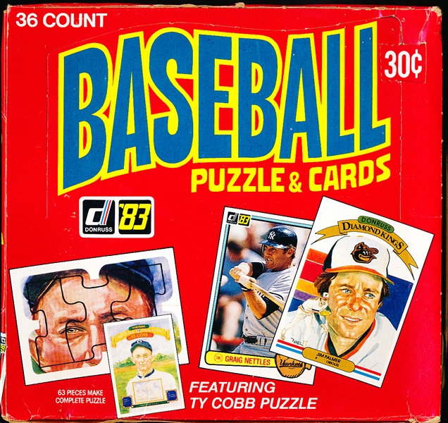 1983 Donruss Baseball- One Unopened Wax Box
