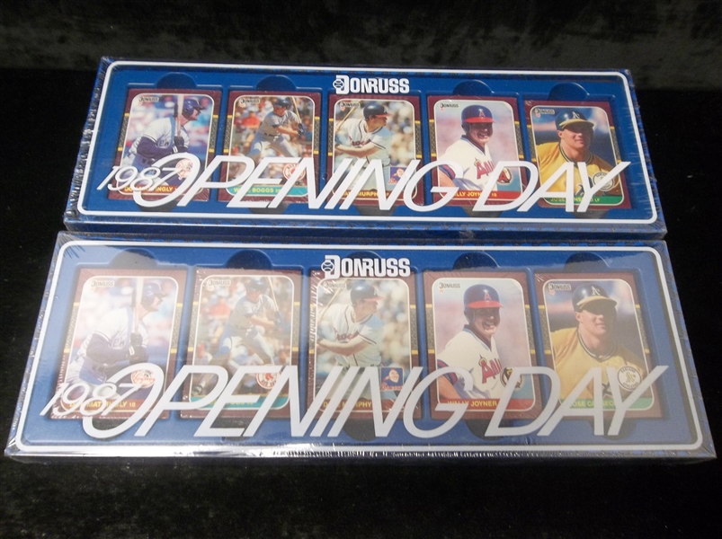 1987 Donruss Opening Day Baseball Factory Sealed Sets of 272- 2 Sets