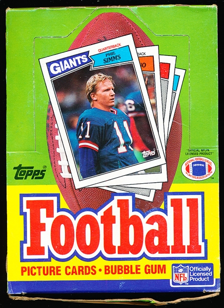 1987 Topps Football- One Unopened Wax Box