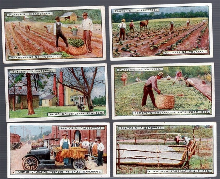 1926 John Player “From Plantation to Smoker” Non-Sports- 1 Complete Set of 25 Cards