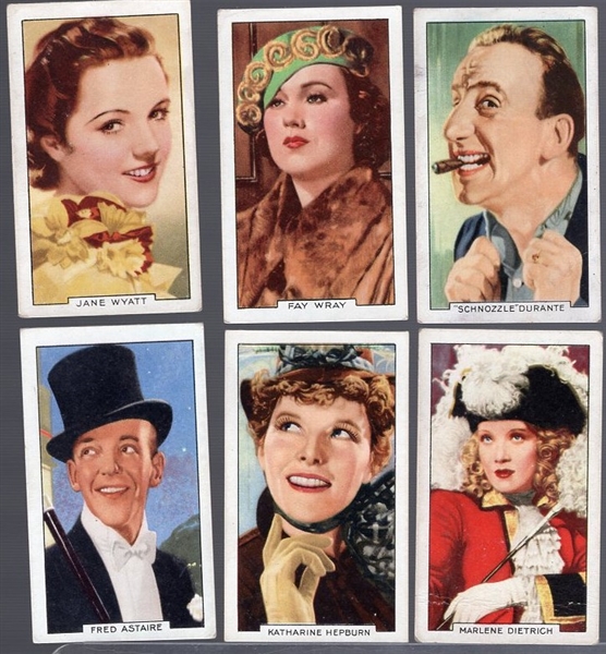 1935 Gallaher Ltd. “Portraits of Famous Stars” Non-Sports- 1 Complete Set of 48 Cards