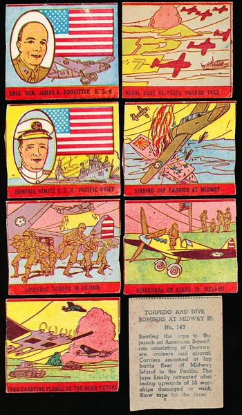 1942 M.P. & Co. “War Scenes” Non-Sports- 17 Diff. Cards