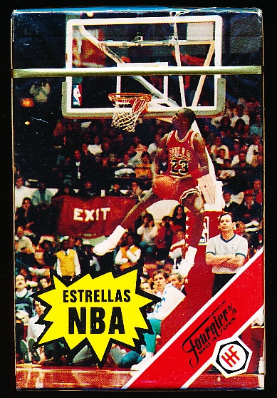 1988 Fournier Estrellas NBA Bskbl.- 1 Factory Sealed Set of 33 Cards- Inc. 2 Diff. Michael Jordan Cards