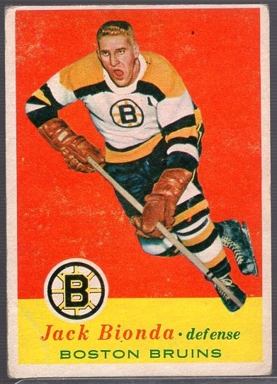 1957-58 Topps Hockey #2 Jack Bionda