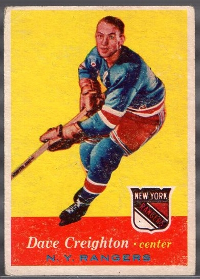 1957-58 Topps Hockey #66 Dave Creighton
