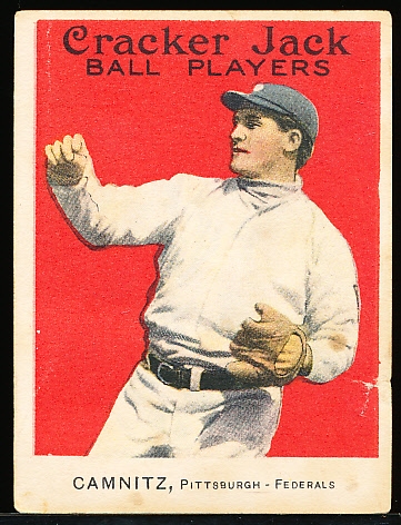 1915 Cracker Jack Bb- #16 Howie Camnitz, Pittsburgh Federals