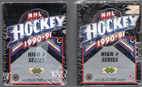 Lot Detail Upper Deck Hockey Complete Factory Sealed High