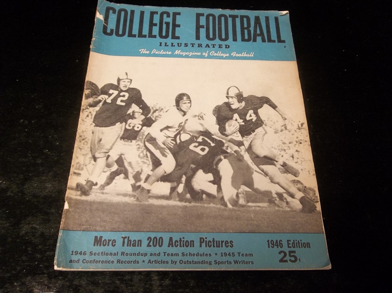 1946 College Football Illustrated Magazine