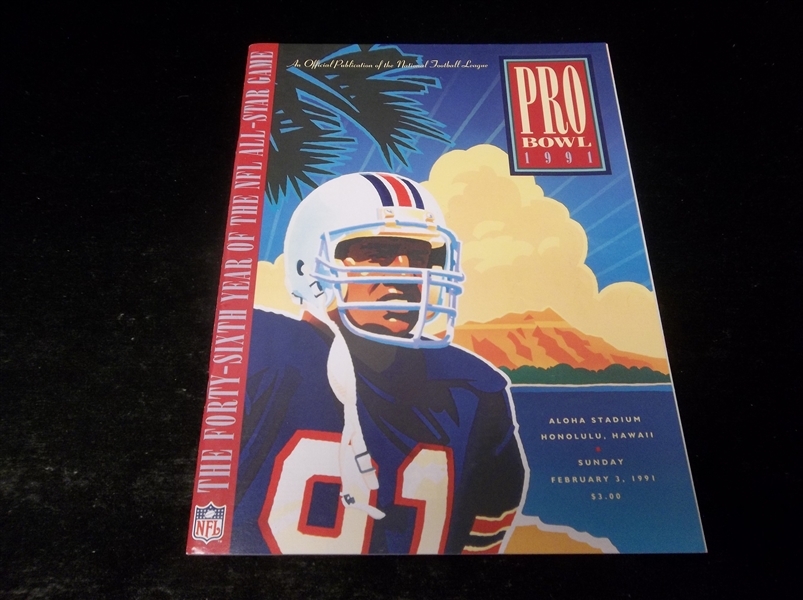 2/3/91 NFL Pro Bowl Program