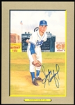 Autographed 1987 Perez-Steele BB HOF Great Moments- #16 Sandy Koufax, Brooklyn Dodgers